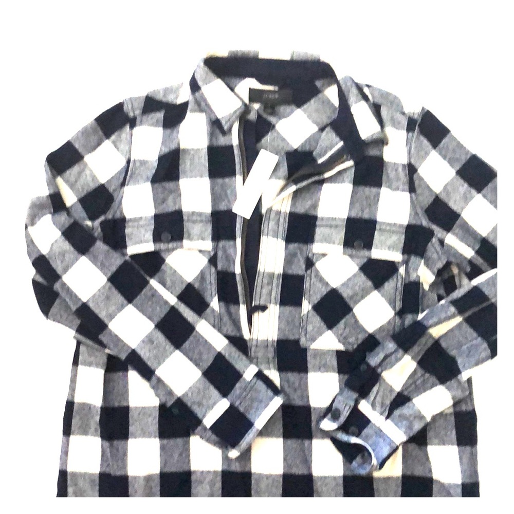 NWT J.Crew flannel pullover.